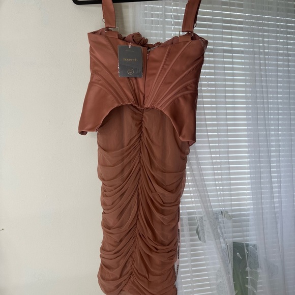 house of cb Large antique rose corset midi dress - Picture 11 of 14